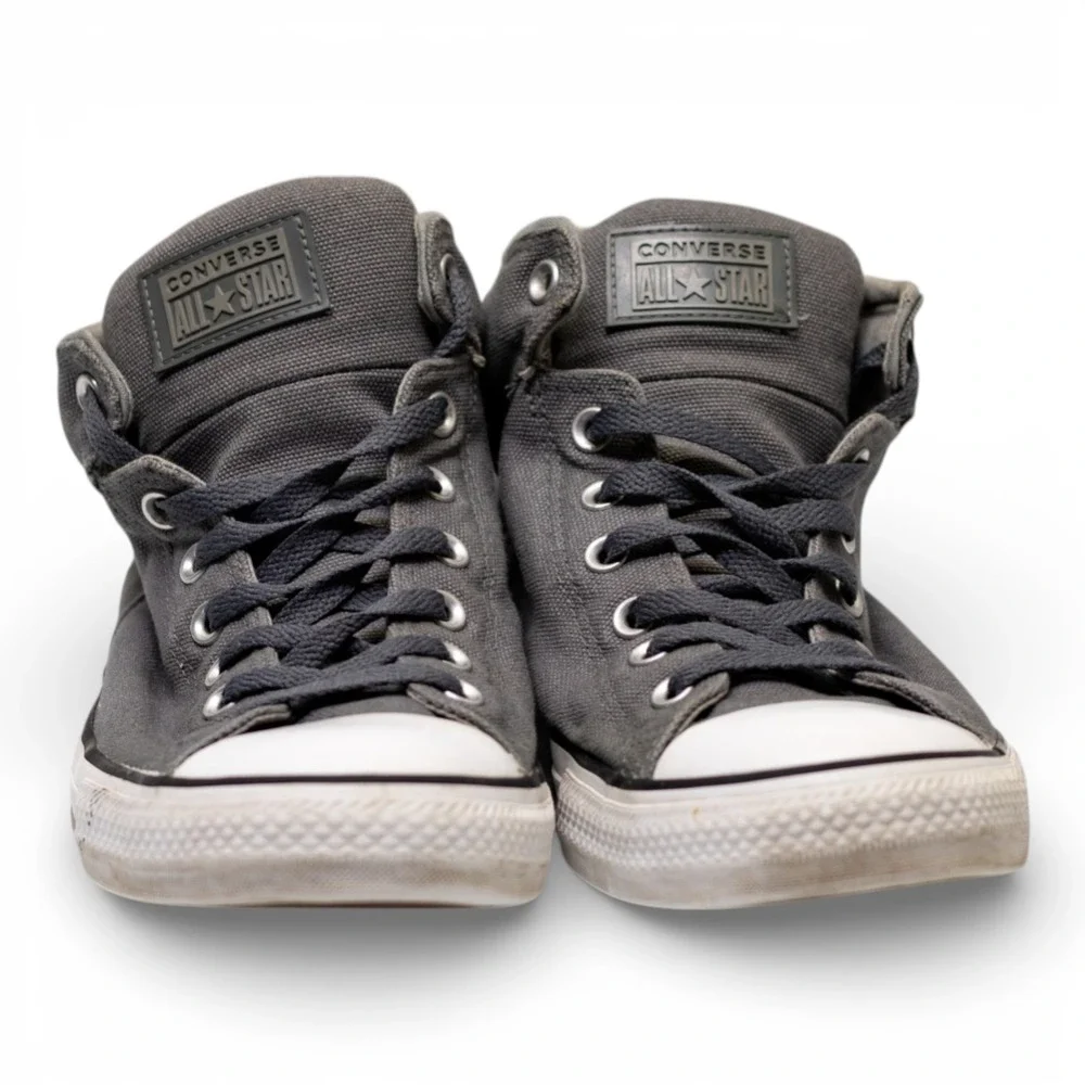Converse Chuck Taylor All Star Madison Men‎ 12 Grey Good Mid Top Sneaker 155470C